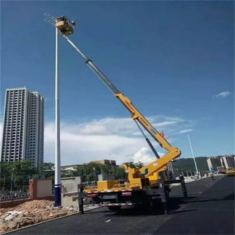 杭州维修路灯的曲臂升降车出租